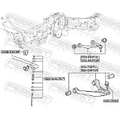 FEBEST 1024-TAHFLL Querlenker Links Vorne Unten für CHEVROLET Silverado III 1500 Extended Cab Pickup
