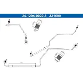Ate Bremsschlauch [Hersteller-Nr. 24.1294-0022.3] für Renault