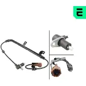 OPTIMAL ABS Sensor Raddrehzahl Hinten Links für NISSAN PRIMERA (P11) 06-S240