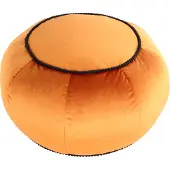 Hearthome & Living | Hocker Souk kupferfarben Polyester 65x35x65 cm | NADUVI