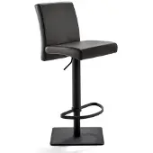 Mayer Barstuhl Sitzmöbel 1286 41 x 49 x 82 cm Stahl schwarz/schwarz 1286_03_81007