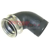 METZGER Autoteile Ladeluftschlauch [Hersteller-Nr. 2400117] für VW, Audi, Skoda