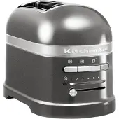 KitchenAid 2-Scheiben-Toaster 5KMT2204EMS Medallion Silber 1250 Watt Stoppfunktion Auftaufunktion