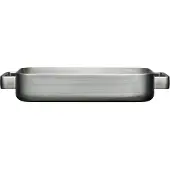 Iittala Tools Ofenbra?ter Klein - 36 x 24 x 6 cm - Gebürsteter Edelstahl