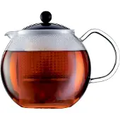 Bodum ASSAM F/PLST 1 Liter Teebereiter Transparent, Schwarz 1764810