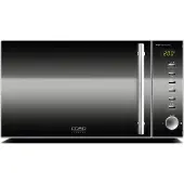 Caso M 20, Arbeitsplatte, Solo-Mikrowelle, 20 l, 800 W, Tasten, Drehregler, Schwarz