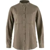 Fjällräven övik Hemp Shirt LS W suede brown (244) XL