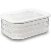 Mepal - Vorratsbehälter Wurstwaren 3-lagig Modula - 1650 ml - White