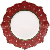 Villeroy & Boch Speiseteller "Speiseteller Toys Delight ø 28,4 cm rot"