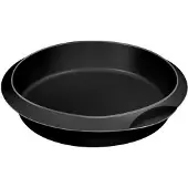 Lékué Backform Kuchenform Rund D 26 cm Silikon Black