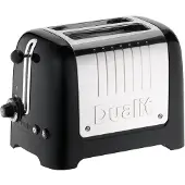 Dualit Toaster Lite Metall/schwarz 2 Scheiben