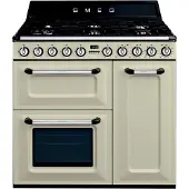 Smeg Tr93 90 Cm Gasherd Mit Backofen 6 Brennern