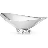 Georg Jensen Dekoschale Henning Koppel Wave Rostfreier Edelstahl 31 cm