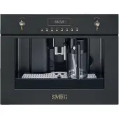 Smeg CMS8451A Vollautomatische Espressomaschine, Einbaugerät, Integriertes Mahlwerk, Milchaufschäumer