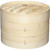 Kitchencraft Mittlerer Bambus-dampfgarer Mit Zwei Ebenen