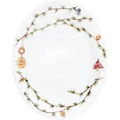 Kähler - Hammershøi Christmas Oval Table Dish Small