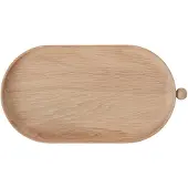 Oyoy Inka Tablett, holz hell, 34 cm, Eiche - Living Design Living Design, Inka, Holz, für Wohnzimmer, Holz, Design