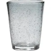 Broste Copenhagen Trinkglas Bubble Glas mit Luftblasen grau