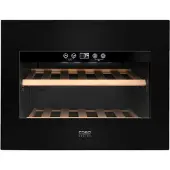 Caso WineDeluxe E18, Weinkühler mit Kompressor, Integriert, 18 Flasche(n), 85 W, G, Schwarz