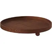 Oyoy Inka Tablett Round Large Dunkel - Living Design Living Design, Holz, Holz