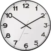 Karlsson - Wanduhr New Classic - Weiß - Ø40,6cm