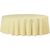 Broste Copenhagen Wilhelmina Tischdecke gelb3