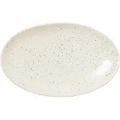 Broste Copenhagen Nordic Vanilla ovale Teller klein - 8er Set