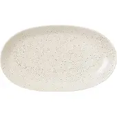 Broste Copenhagen Nordic Vanilla ovale Teller groß - 8er-Set