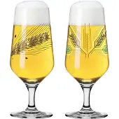 Ritzenhoff Bierglas "Biergläser Gerste Brauchzeit 374 ml 2er Set transparent"