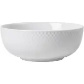 Lyngby Porcelæn Rhombe White 15.5 Cm Schüssel