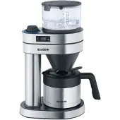 Severin Filterkaffeemaschine „Caprice“ KA 5763 gebürstetmattschwarzsilber Filterkaffeemaschine Kaffeemaschine Filterkaffee Kaffeezubereiter
