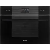 Smeg Linea Forno SO4102M1B3 Kombi-Mikrowelle, schwarz
