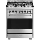 Smeg Master B71GMX2 Küchenherd Freistehender Herd Elektro Gaskochfeld Edelstahl A