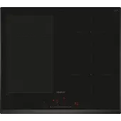 Siemens iQ700 EX651HEC1E, Schwarz, Integriert, 60 cm, Zonen-Induktionskochfeld, Glaskeramik, 4 Zone(n)