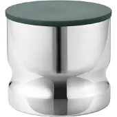 Georg Jensen ALFREDO CANISTER MINI STAINLESS STEEL & GREEN SS LID 0.5L 10020337