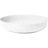 Lyngby Porcelæn Rhombe White 28.5 Cm Schüsselset