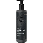 Organic Men Blackwood Champu y Gel De Baño 2in1 0,28 l