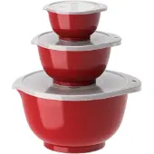 Mepal Rührschüssel Set Margrethe Red (3-teilig)