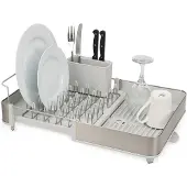 Joseph Joseph Spül-Organizer Extend Steel Abtropfgestell Beige