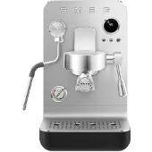 Smeg Manuelle Espressomaschine mit Dampfdüse Schwarz