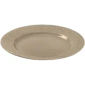 Lyngby Porcelæn - Rhombe Earth Frühstücksteller - Ø23 cm - Ton