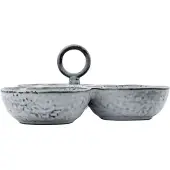 House Doctor Serving bowls, HDRustic, Grau/Blau