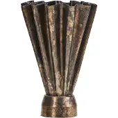 House Doctor Flood Vase Antike Braun - , Braun / Rost, Metall