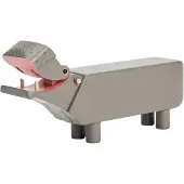 Kay Bojesen Denmark Holzfigur - Nilpferd - Liliput - 6 cm - Grau - - One Size - Dekoration