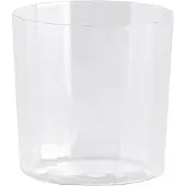 HAY - Klare Angle Trinkgläser, 4 Stück (Breit H7,5 cm)