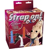 You2Toys - Buntes Strap-On Dildo-Set!