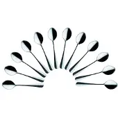 Solex 12er Pack Kaffee-/Teelöffel »Baguette« silber