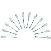 Solex 12er-Pack Kindergabel »KARINA« Edelstahl silber