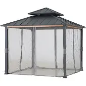 Sunjoy Netz für Zedernholz Gazebo 300cm x 300cm