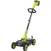 Ryobi RY18LMC30A-120, Schubrasenmäher, 100 m², 30 cm, 4,3 cm, 8,8 cm, Schwarz, Grün
